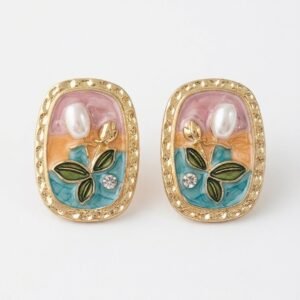 Tulip Pearl Earrings
